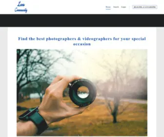 Lenscommunity.com(Lens community) Screenshot