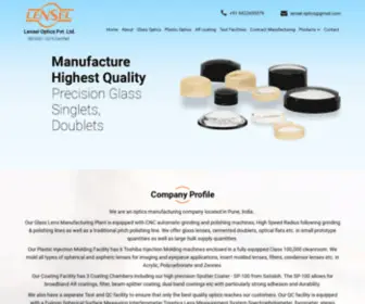 Lenseloptics.com(Lensel Optics) Screenshot