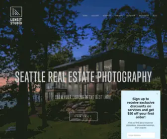 Lensitstudio.com(Seattle based Real Estate Photographer) Screenshot