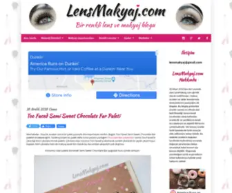 Lensmakyaj.com(Bir renkli lens ve makyaj blogu) Screenshot