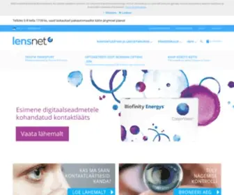 Lensnet.ee(Läätsed) Screenshot