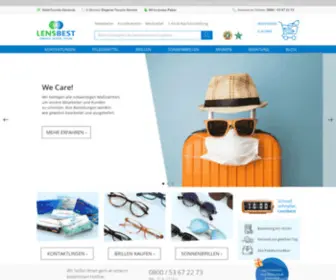 Lensspirit.de(Kontaktlinsen und Pflegemittel bei Lensspirit) Screenshot