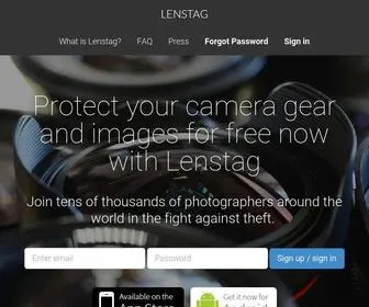Lenstag.com(Protect your camera equipment) Screenshot