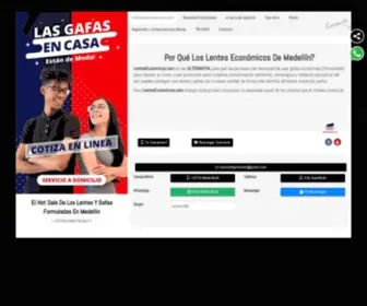 Lenteseconomicos.com(Lentes Económicos) Screenshot