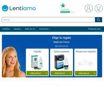 Lentiamo.es(Lentillas, gafas graduadas y gafas de sol online) Screenshot