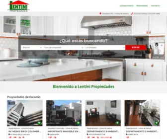 Lentinipropiedades.com.ar(Lentini Propiedades) Screenshot