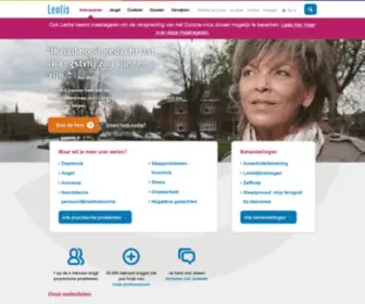 Lentis.nl(GGZ expert Groningen) Screenshot