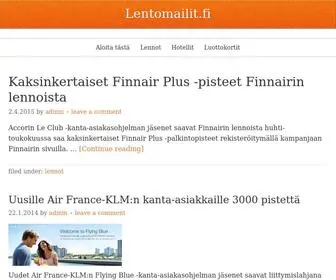 Lentomailit.fi(Vinkkejä) Screenshot