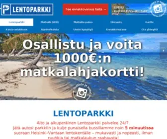 Lentoparkki.fi(Helsinki-Vantaa pysäköinti) Screenshot