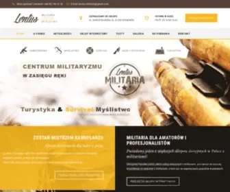 Lentus-Militaria.pl(Lentus Militaria) Screenshot