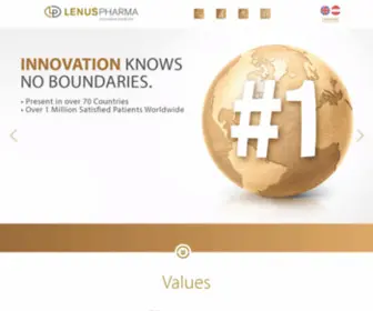 Lenuspharma.com(Lenus Pharma) Screenshot