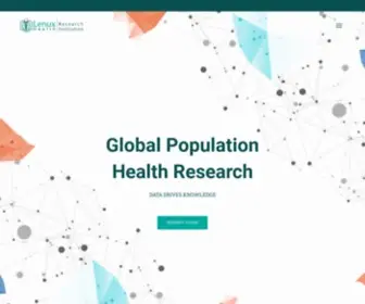 Lenuxhealth.com(Global Population Health Research) Screenshot