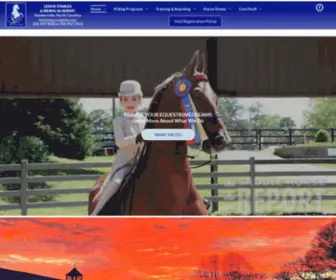Lenuxstables.com(Top Horse Training Facility near Charlotte) Screenshot