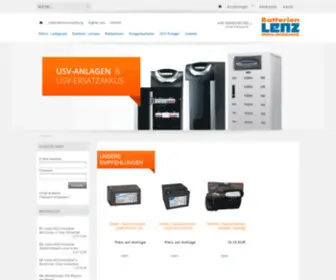 Lenz-Shop.de( Batterien) Screenshot