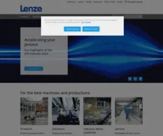 Lenze.bg(Lenze in Bulgaria) Screenshot