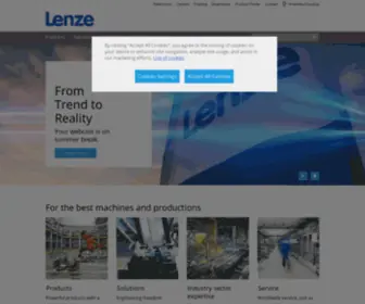 Lenze.hr(Lenze in Croatia) Screenshot