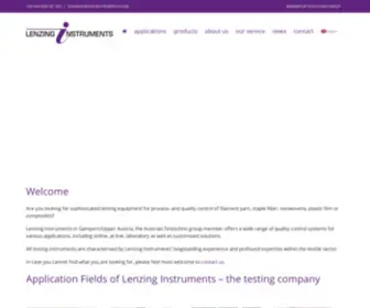 Lenzing-Instruments.com(Lenzing Instruments) Screenshot