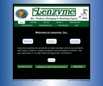 Lenzyme.com(Lenzyme Bio Products) Screenshot