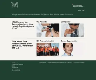 Leo-Pharma.us(Leo Pharma) Screenshot