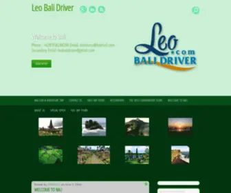 Leobalidriver.com(Professional, good english speaking driver, competitive price, clean and comport car) Screenshot