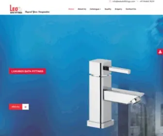 Leobathfittings.com(LEO Bath Fittings Jalandhar) Screenshot