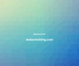 Leobenholding.com(Leobenholding) Screenshot