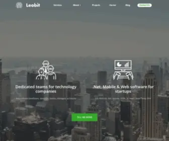 Leobit.com(Web & Mobile App Development) Screenshot