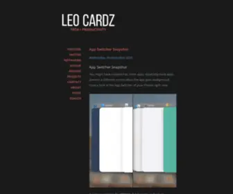 Leocardz.com(LEO CARDZ) Screenshot