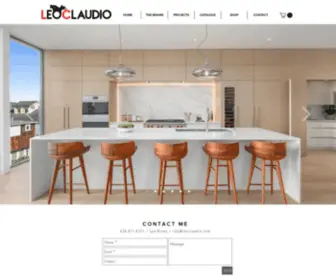 Leoclaudio.com(Kitchen & Bath Cabinets San Francisco Leo Claudio) Screenshot