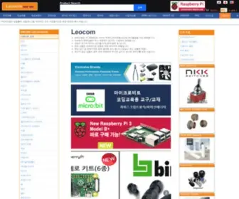 Leocom.kr(전기 전자부품) Screenshot
