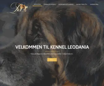 Leodania.dk(Leonberger hos Leodania´s Leonbergere) Screenshot