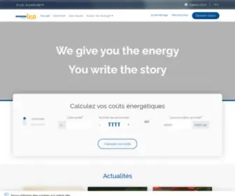 Leoenergy.lu(LEO Energy) Screenshot