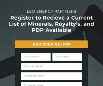 Leoenergypartners.com(Leo Energy Partners) Screenshot