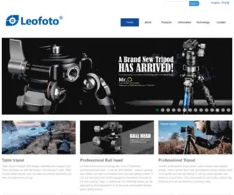 Leofoto.com(Professional photographic equipment digital SLR) Screenshot