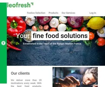 Leofresh.com(Your fine food solutions) Screenshot