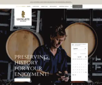 Leogate.com.au(Leogate Estate Wines) Screenshot