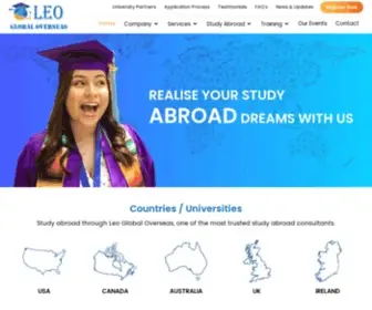 Leoglobaloverseas.com(LEO Global Overseas) Screenshot