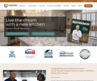 Leolantz.com(Kitchen Remodeling Company) Screenshot