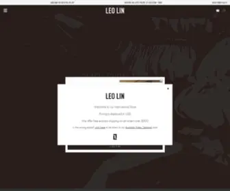 Leolinofficial.com(LEO LIN® Official Website) Screenshot
