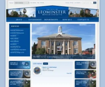 Leominster-MA.gov(Leominster, MA) Screenshot