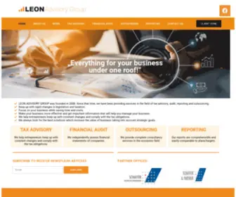 Leon.group(Internationally active consulting company providing services in the field of tax advisory) Screenshot