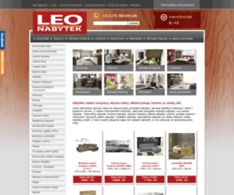 Leonabytek.cz(LEO nábytek) Screenshot