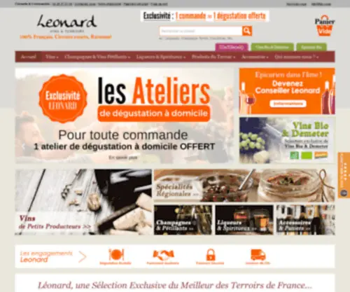 Leonard-Vins-ET-Terroirs.com(Leonard Vins ET Terroirs) Screenshot