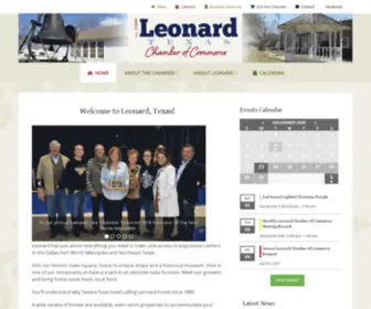 Leonardchamber.com(Doing business in Leonard) Screenshot