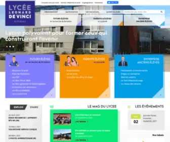 Leonarddevinci.net(Lycée) Screenshot