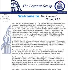 Leonardgroup.net(The Leonard Group) Screenshot