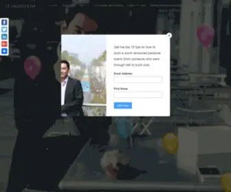 Leonardkim.com(Leonard Kim) Screenshot