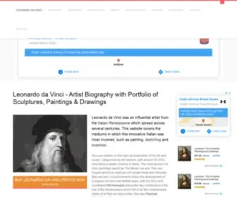 Leonardo-DA-Vinci.net(Leonardo da Vinci Artwork) Screenshot