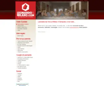 Leonardoamilano.org(Leonardo da Vinci a Milano) Screenshot