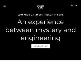 Leonardodavincimuseo.com(Leonardo Da Vinci Experience) Screenshot